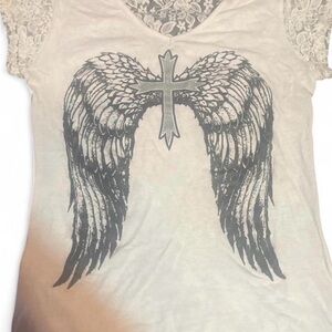 Women's Short Sleeve Angel Wing Tee